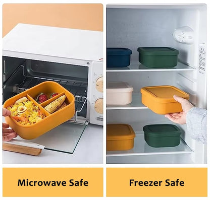 Bentomio Silicone Lunchbox – BPA-Free, Durable & Eco-Friendly. Introducing The Turin Lunch Box.