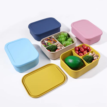 Bentomio Silicone Lunchbox – BPA-Free, Durable & Eco-Friendly. Introducing The Turin Lunch Box.