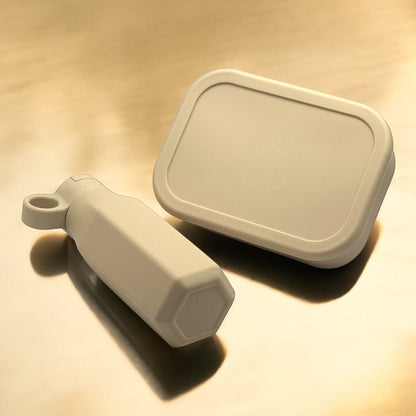 Bentomio Set, BPA-Free, Bestselling Silicone Bento Lunchbox and water bottle, Safe, Fresh & Durable, Kid-Friendly Lunch Solution.