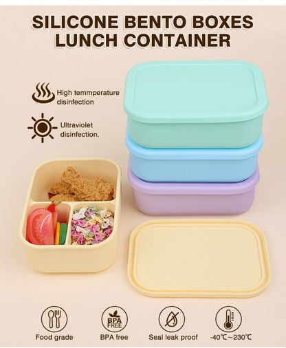 Bentomio Silicone Lunchbox – BPA-Free, Durable & Eco-Friendly. Introducing The Turin Lunch Box.