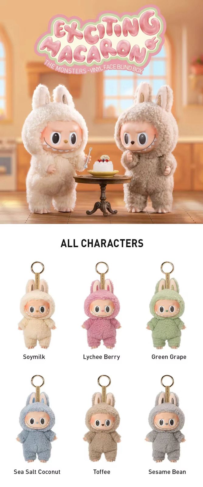 Original Labubu Exciting Macarons V1