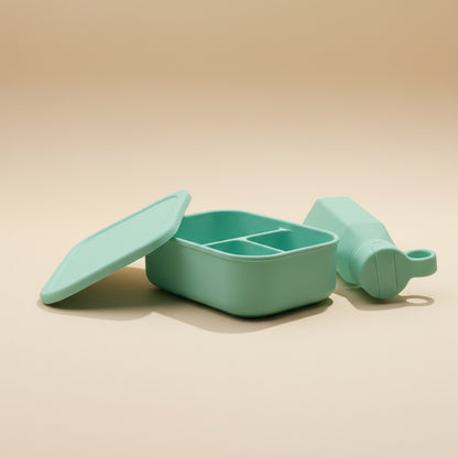Mint green bentomio set 