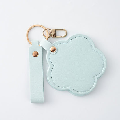 Personalized Heart-Shaped Mirror Keychain – Custom Name or Logo | Cute & Practical Gift UAE
