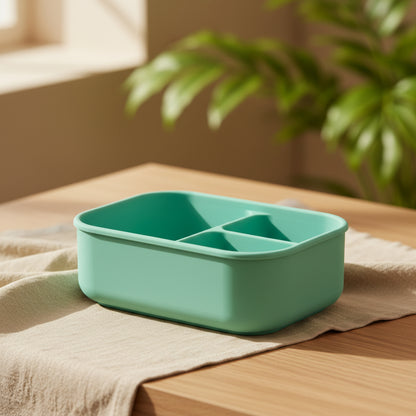 mint green lunch box 